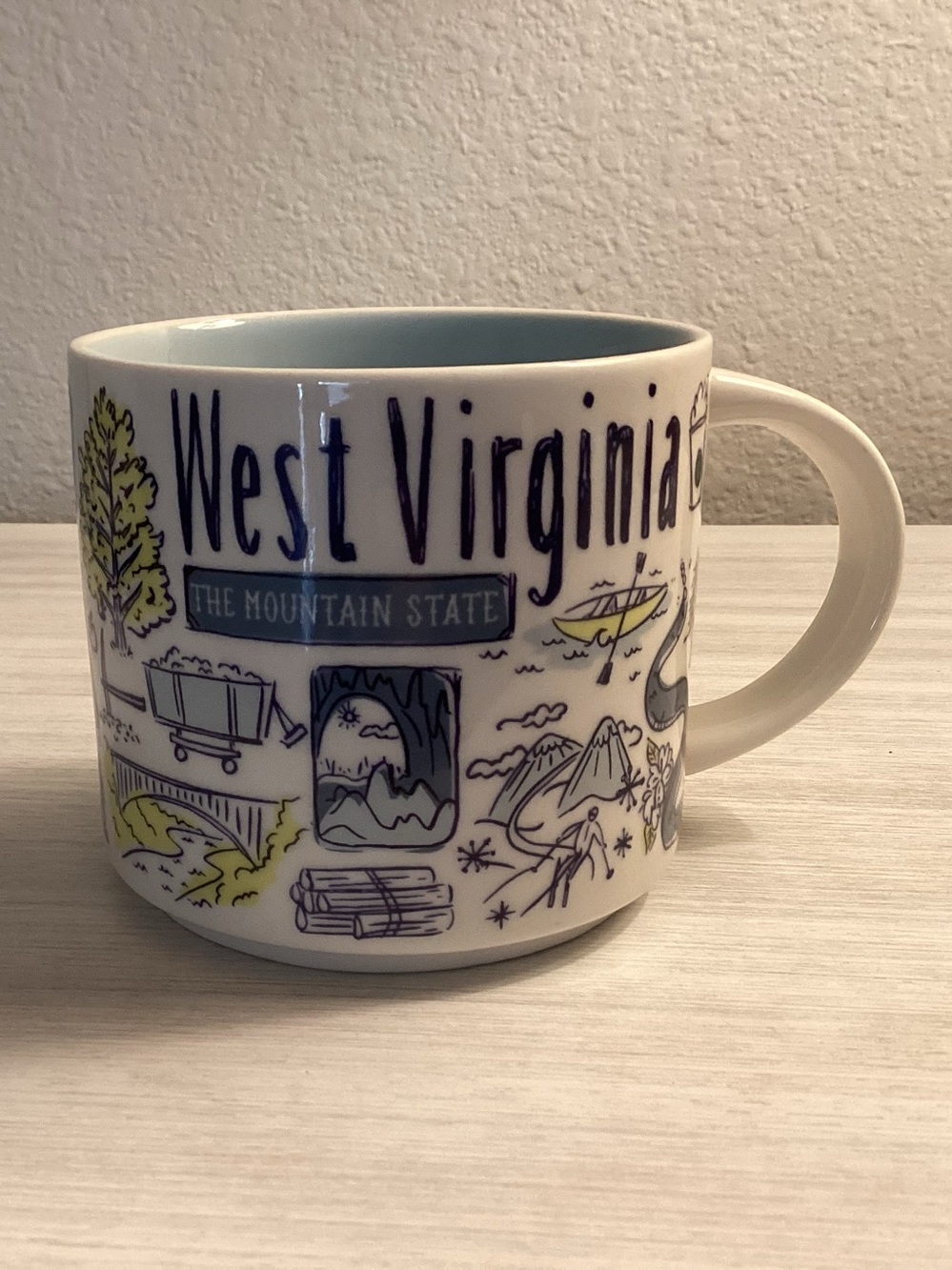 Starbucks West Virginia Been There Series Ceramic Coffee Mug 14oz - IEC